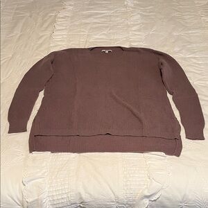 Madewell Women's Purple Crew Neck Sweater